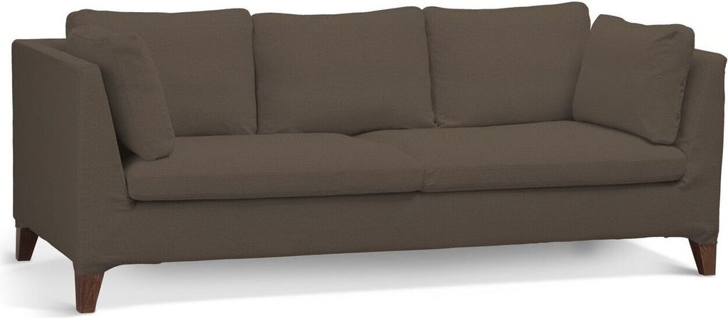 Dekoria Bezug für Stockholm 3-Sitzer Sofa, braun, Stockholm 3-Sitzer