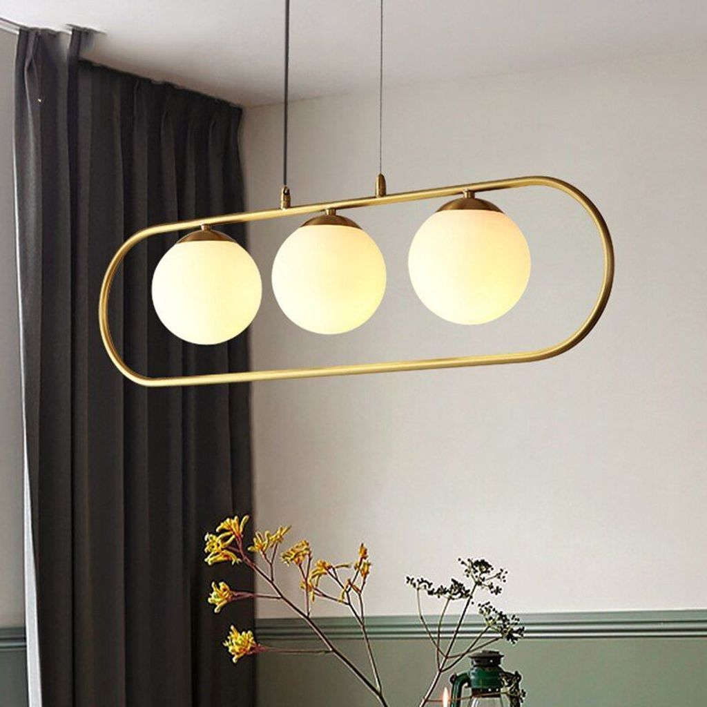Toolight Pendellampe App915-3Cp Glamour Gold 3-Lichtquelle Produktbild 3