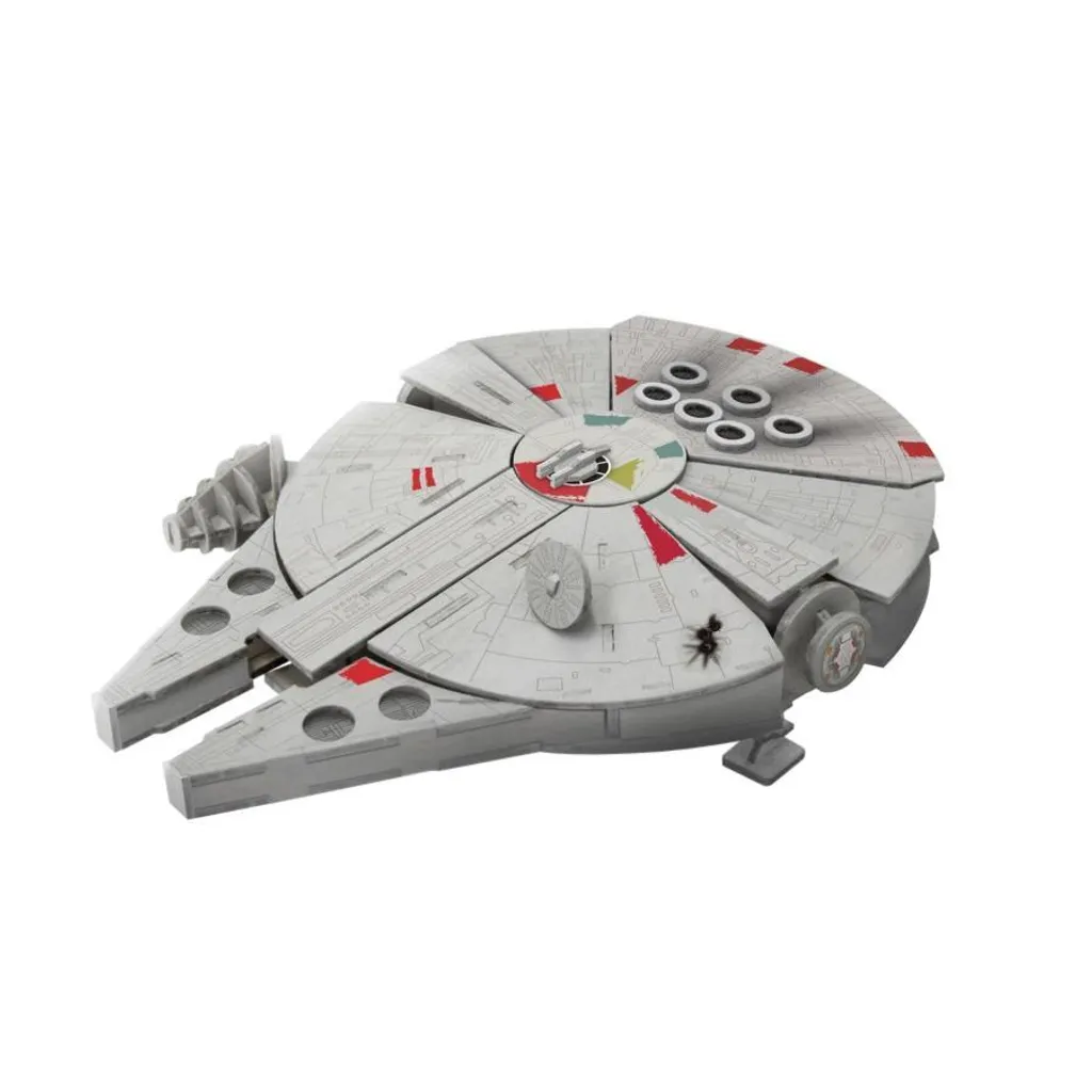 Puzzle 3D Millennium Falcon Star Wars en Bois Kit de Loisirs Créatifs DIY