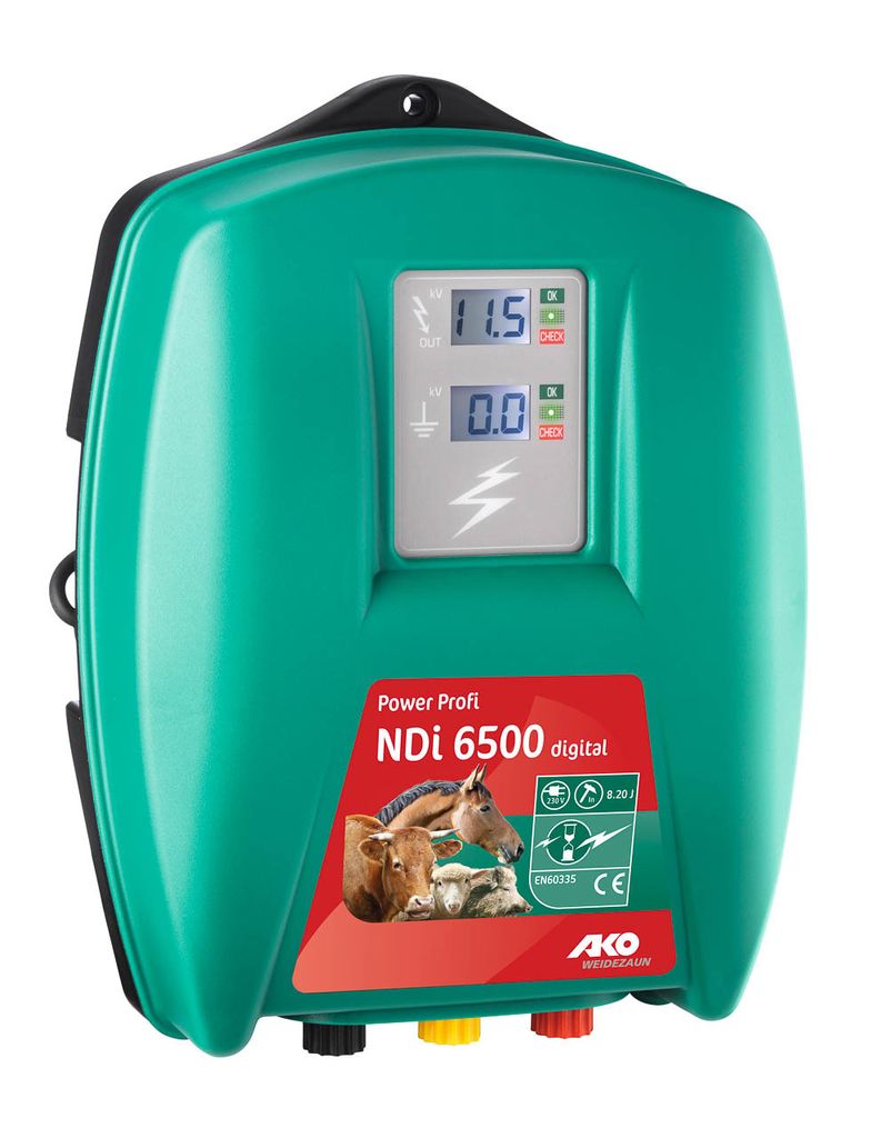 AKO Power Profi Digital NDI6500 Netzgerät, 6,5 Joule + Zaunprüfer