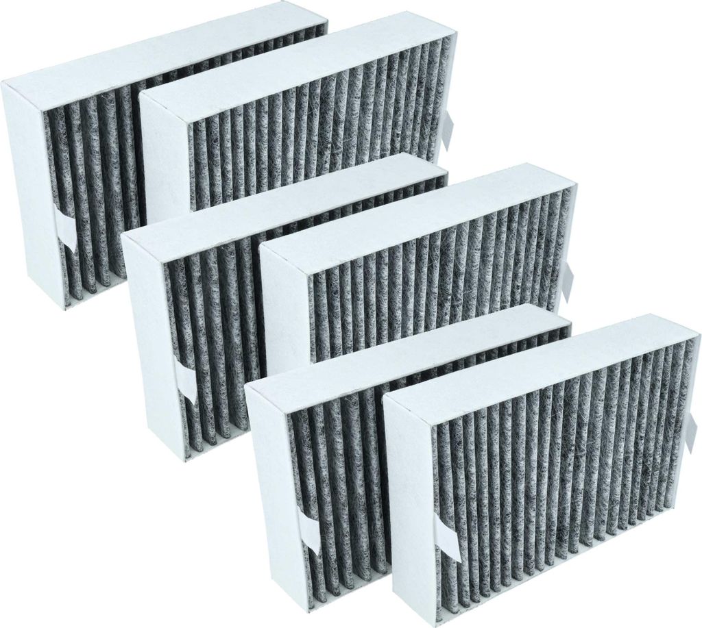 vhbw 6x Aktivkohlefilter kompatibel mit Miele DAS46xx, DAS4520, DAS2520, DA9090W, DAS 2x20, DA 9090 W, DAS 4x30, DAS 4x20, DAS 4x40 Dunstabzugshaube