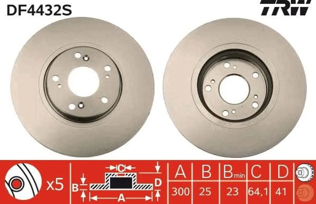 Disque de frein TRW DF4432S : fini les vibrations sur votre Honda