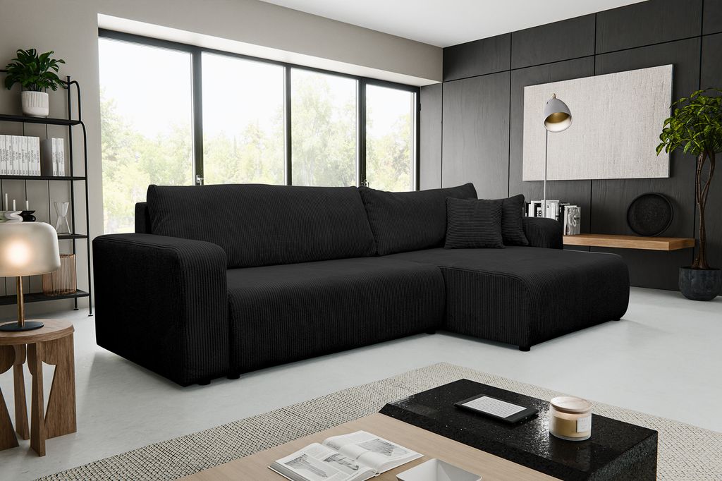 VENASI LUNA XL Ecksofa mit Schlaffunktion und Bettkasten Produktbild 1