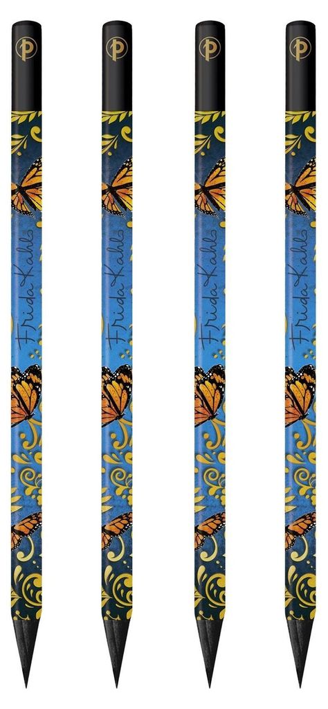 Paperblanks: Colourful Portrait (Viva Frida) 4 Pack Pencils Produktbild 