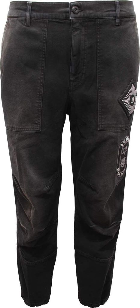 M2327 Pantalone Uomo Dondup Man Delave' Trousers Black