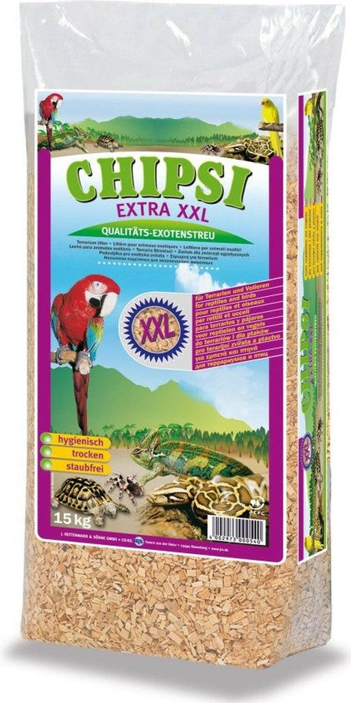 Chipsi Extra XXL Granuli di legno di faggio 15kg Immagine del prodotto 