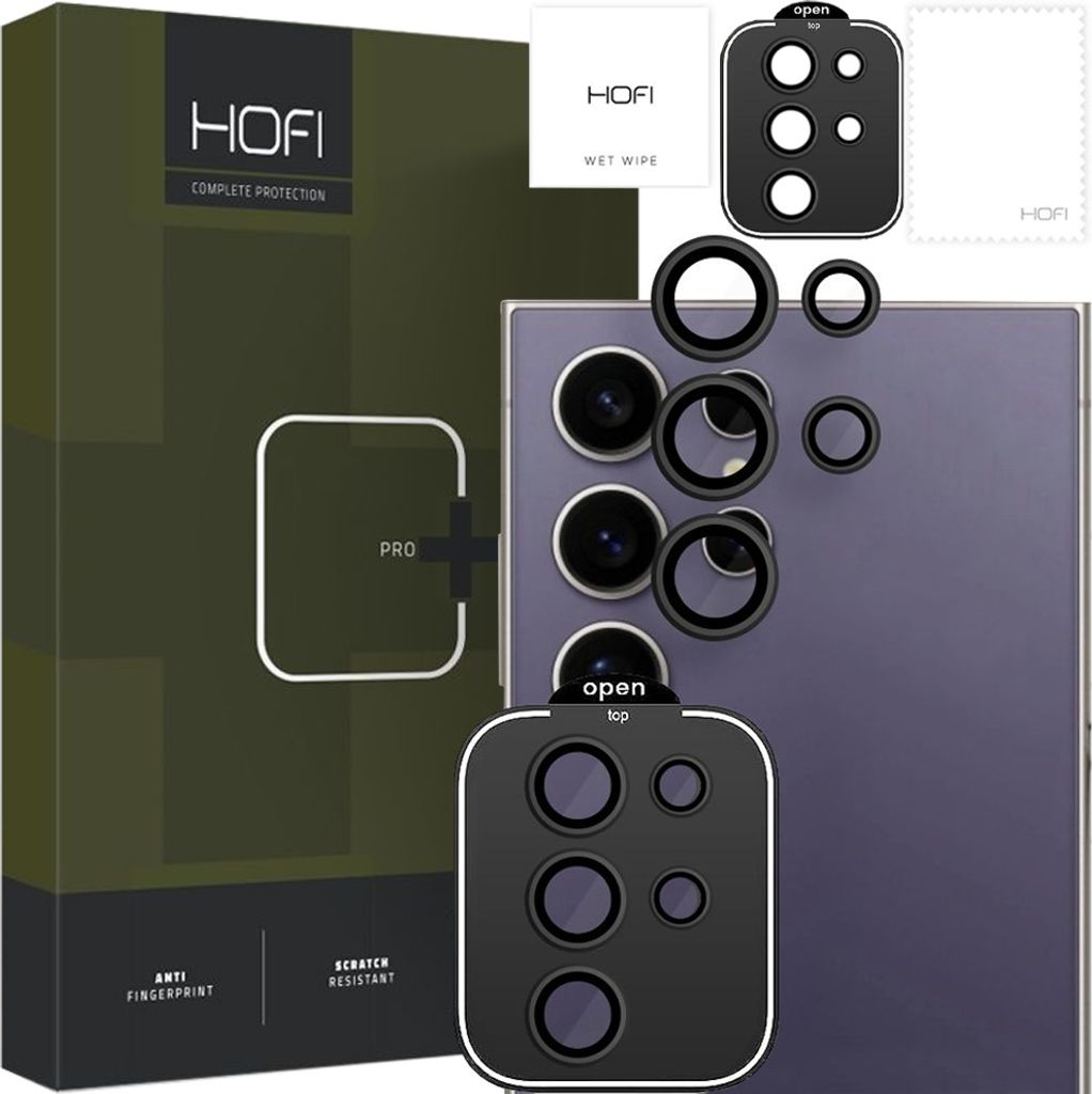 Hofi Camring Pro+ Kameraabdeckung Galaxy S24 Ultra Schwarz