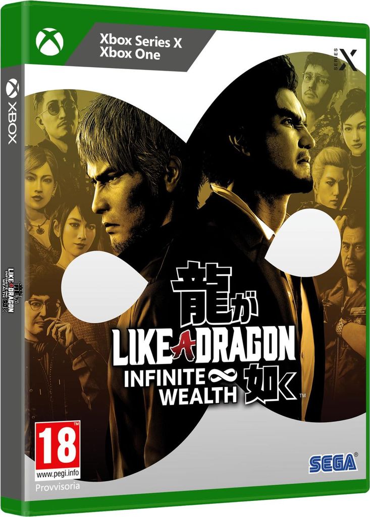 SEGA Like a Dragon Infinite Wealth - Action-RPG-Videospiel mit zwei Protagonisten