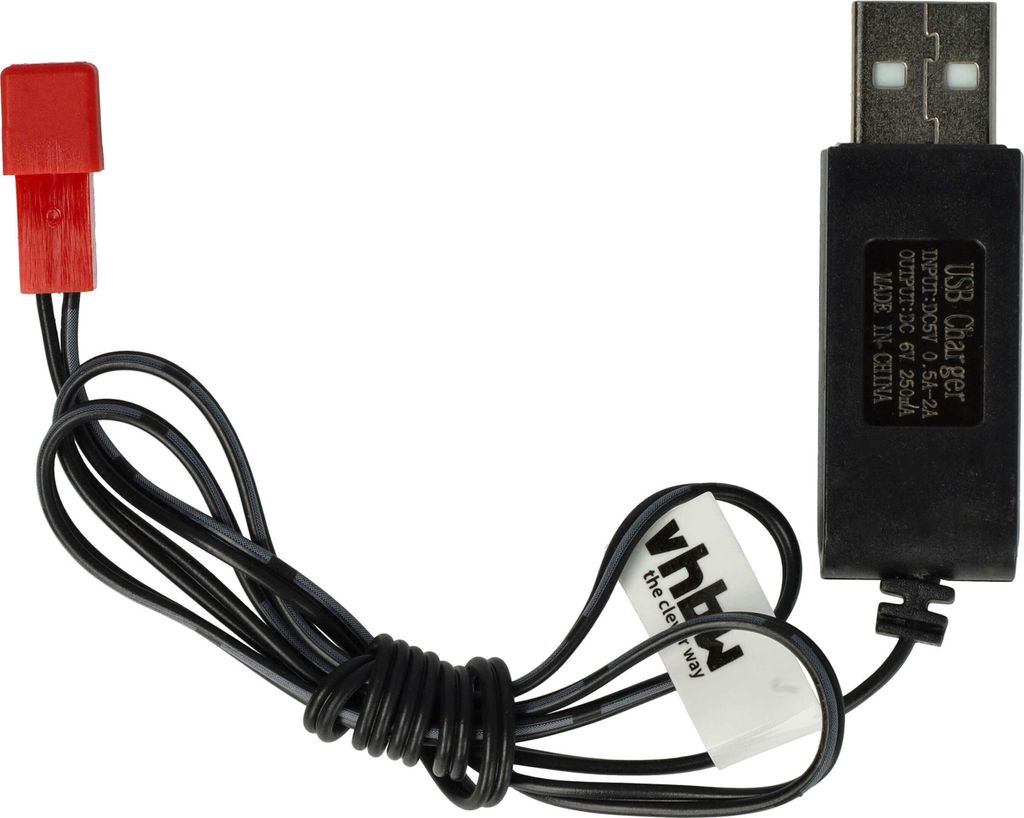 vhbw USB-Ladekabel für RC-Akkus mit JST-Anschluss, Produktbild 