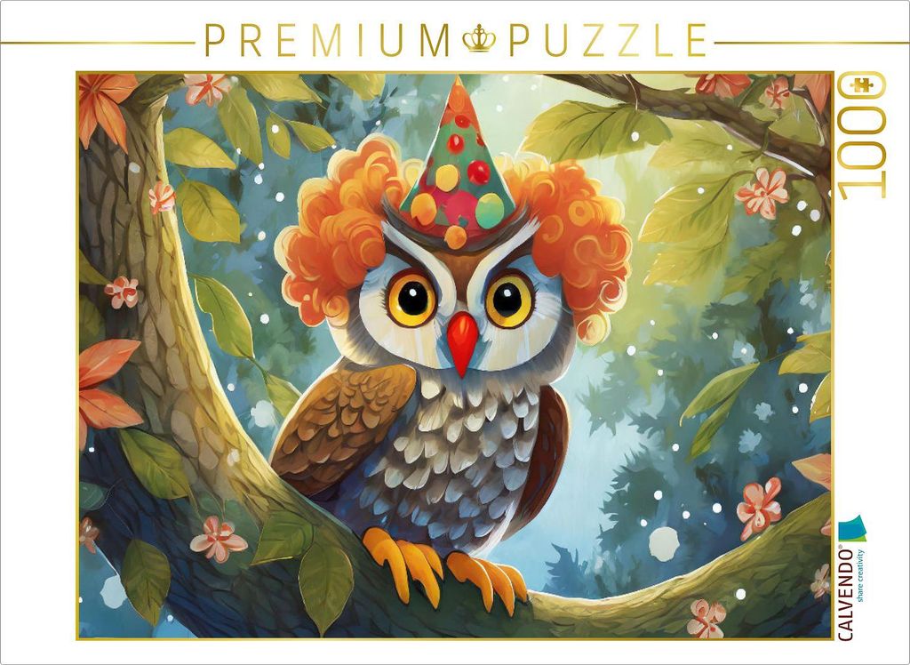 CALVENDO Puzzle Ein komischer Kauz sein lustige Redewendung | 1000 Teile Lege-Größe 64x48cm Foto-Puzzle für glückliche Stunden