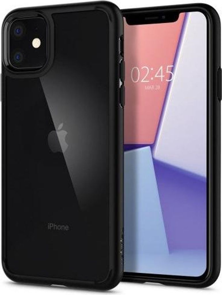 Spigen ULTRA HYBRID IPHONE 11 MATTSCHWARZ Handyhlle Produktbild 