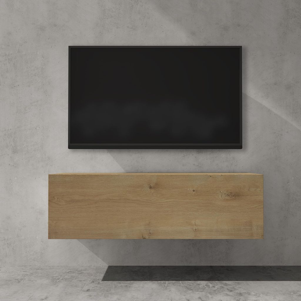 doporro TV Lowboard hängend Fernsehschrank Wohnzimmer | Produktbild 