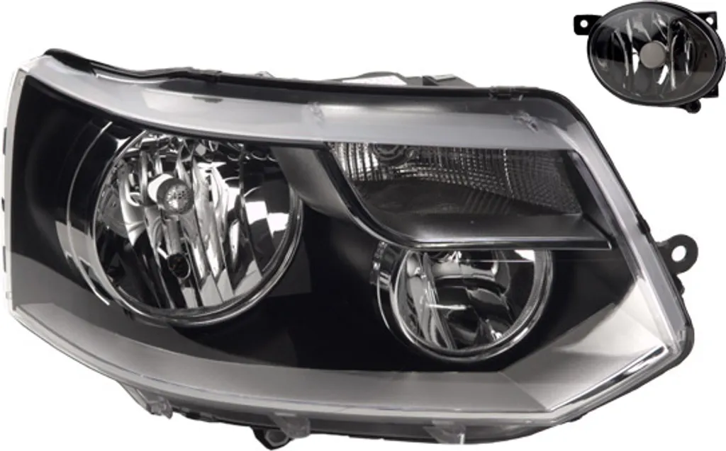 Johns, Fari alogeni adatti per VW Transporter T5 11/2009 - H7 H15 Re. + fendinebbia. 7E1941016C 7E1941016AA 7E1941016G 7E1941016J 7E1941016K 7E1941