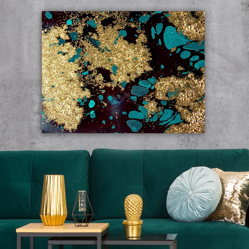 Tableau Wallity HPE2244 - Toile Canvas Colorée 70x100 cm Déco Murale