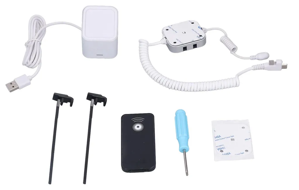 Support Alarme 120dB Antivol avec Chargeur Type-C et Télécommande