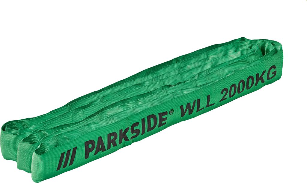 PARKSIDE Hebeschlinge 1000/2000kg (4m 2000kg, 1er Set)
