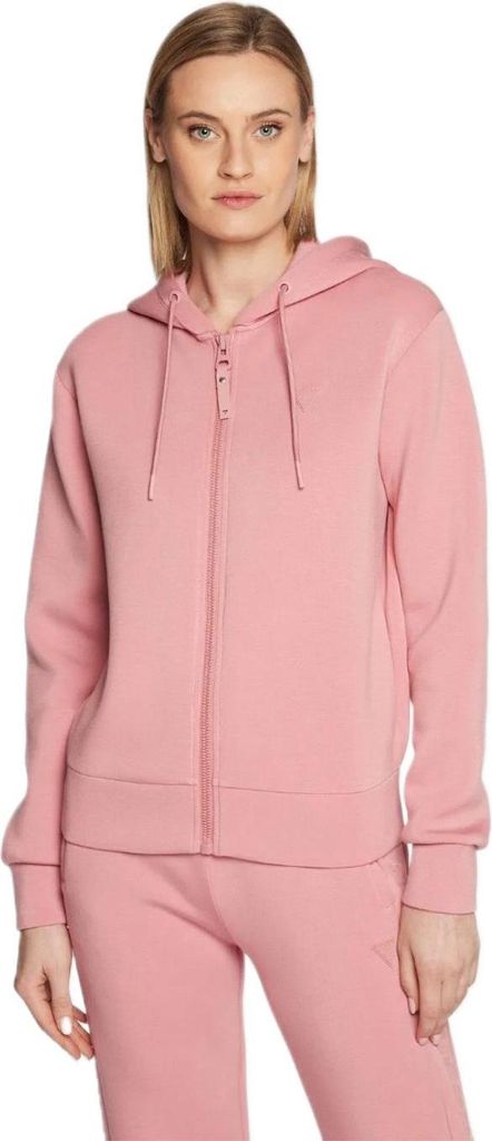 Damen-Guess ALLIE Scuba Hoodie Rosa S - Stil & Komfort in Einem