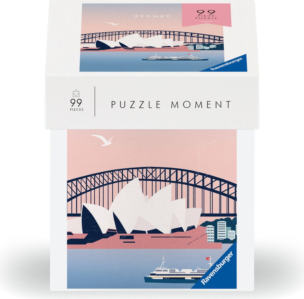 Ravensburger Puzzle 12001378 - Sydney - 99 Teile Puzzle Moment für Erwachsene und Kinder ab 14 Jahren