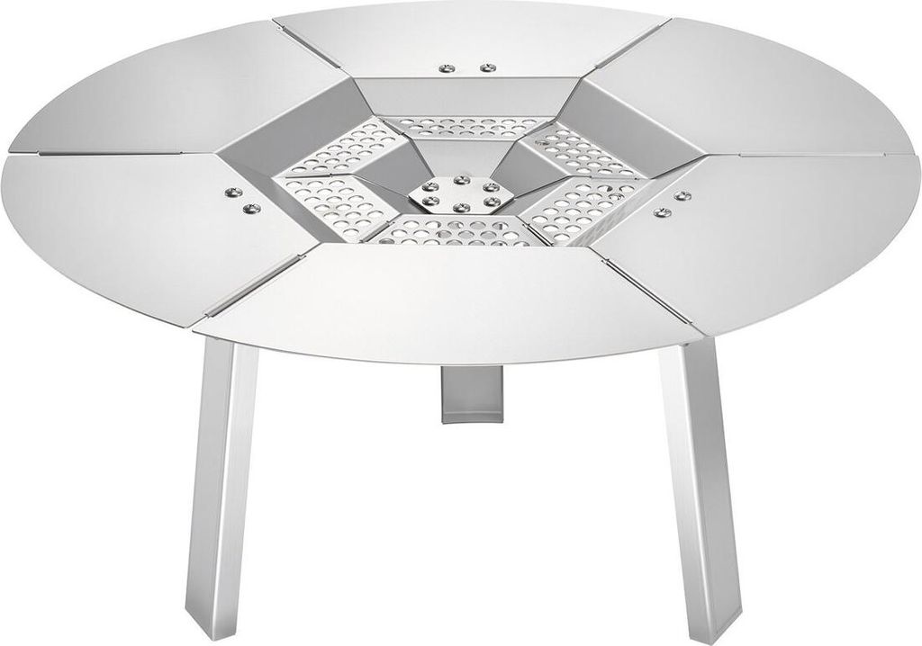 Feuerstellen-Hitzeschild für Solo Stove Yukon 508 mm Edelstahl