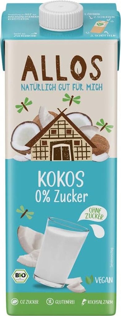 Drink - Kokos ungesüßt 1L 6er Pack Produktbild 