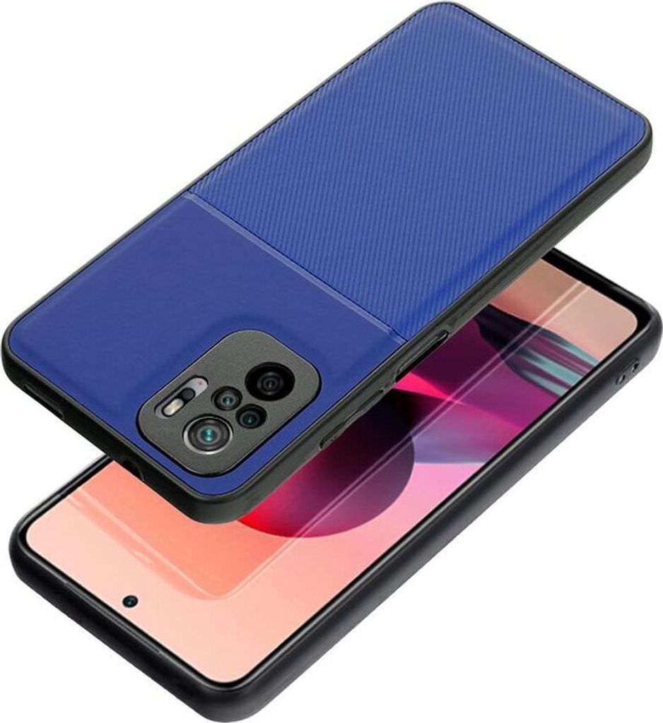 Hülle mit edlem Look Smartphonehülle Handyhülle Bumper kompatibel mit Xiaomi 15 Pro Blau