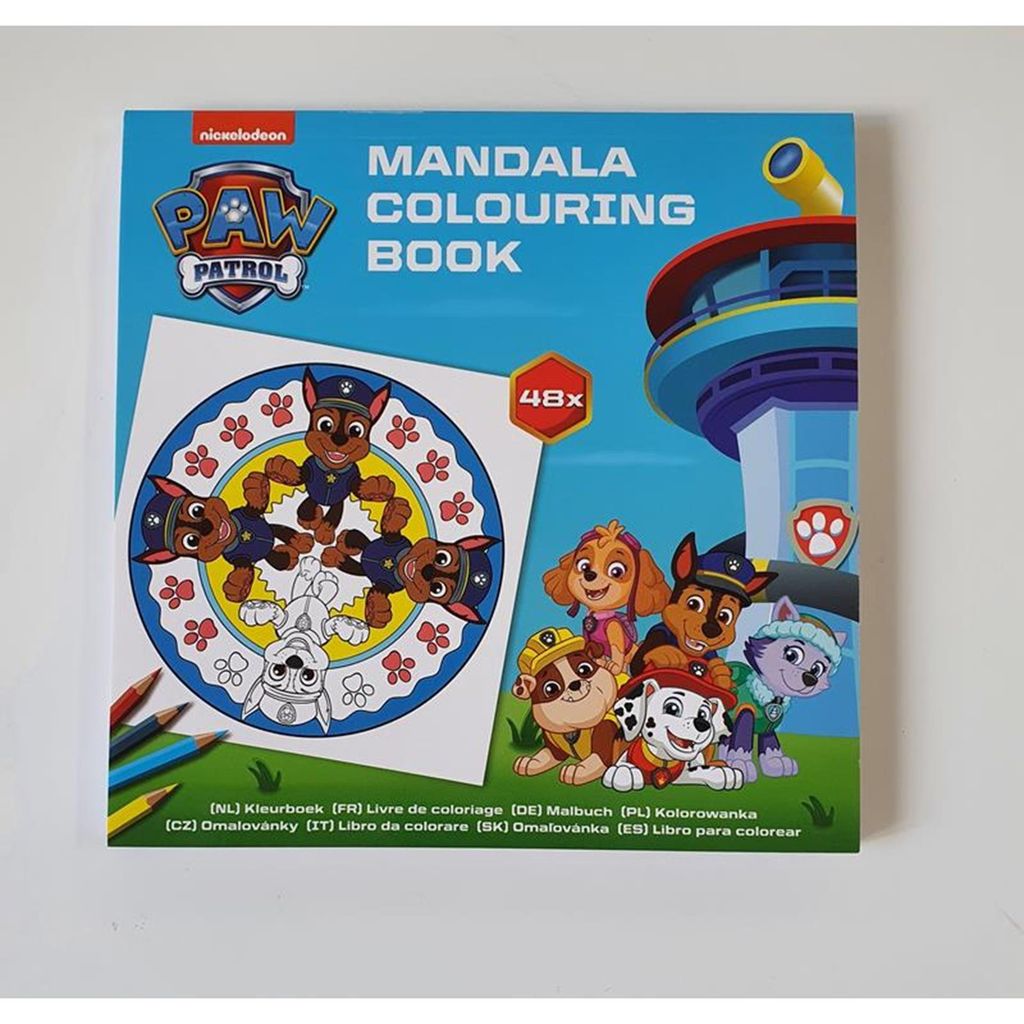 Paw Patrol Mandala Malbuch 48 Bilder Produktbild 