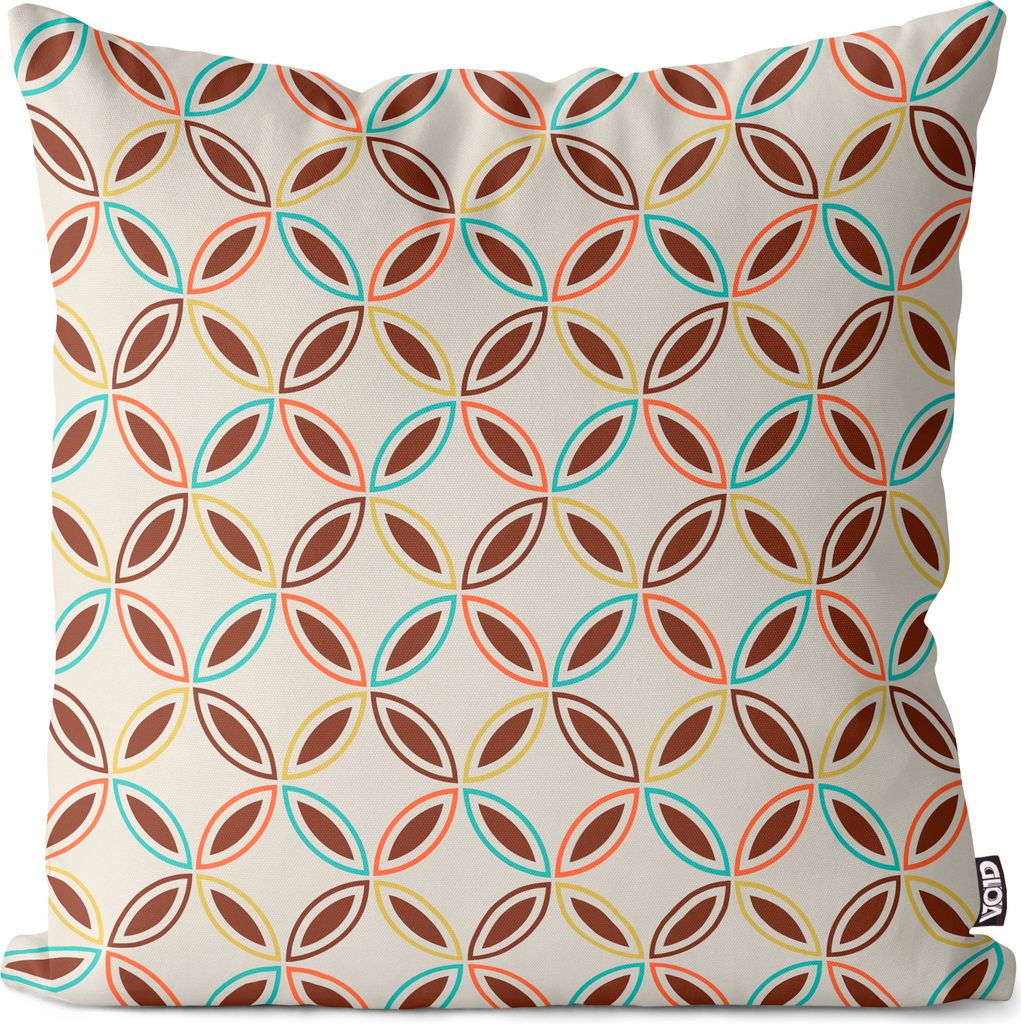 VOID Retro Vintage Muster 50er 60er Kissenbezug Kissenhülle Sofakissen Kissen Deko Outdoor-Kissen Dekokissen