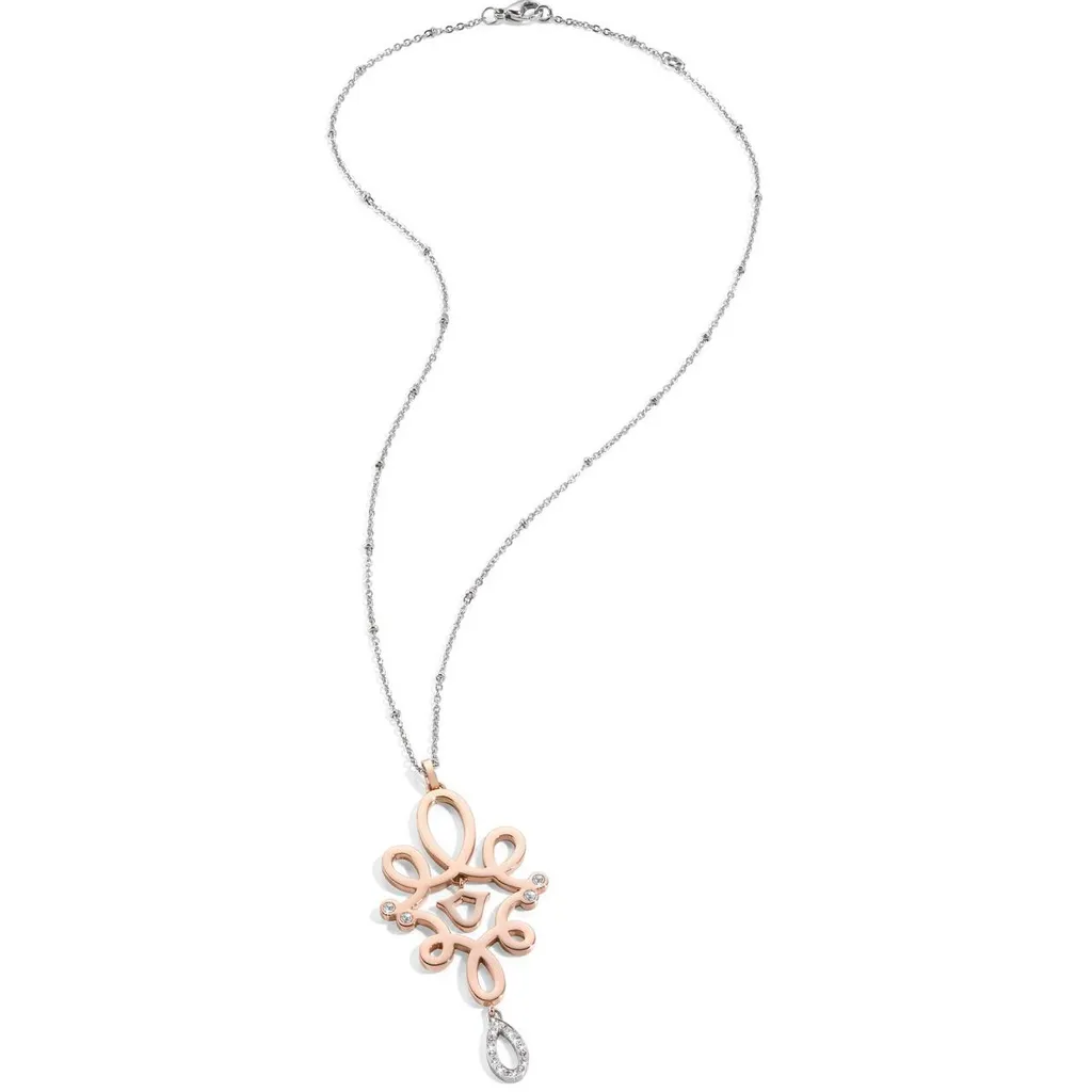 Collier Morellato SAAJ17 avec Cristaux Brillants et Chaîne Fine Ajustable