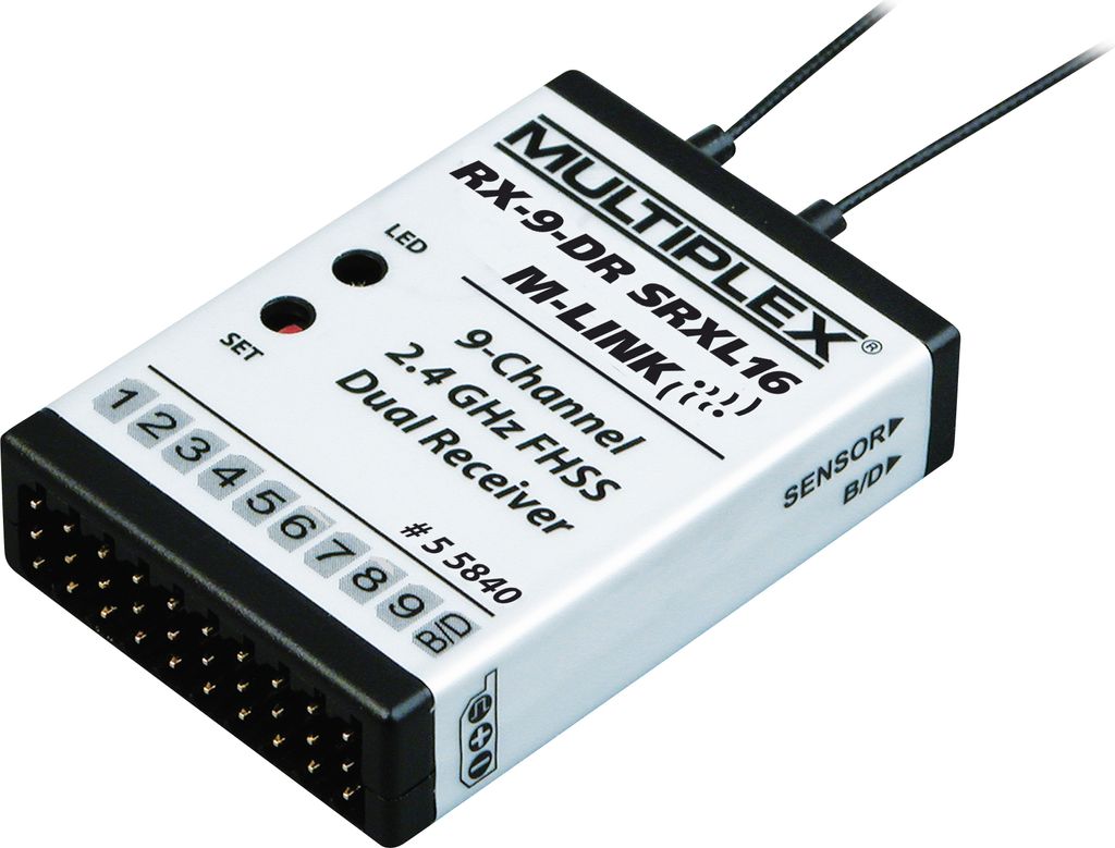 Multiplex Empfänger RX-9-DR SRXL16 M-Link