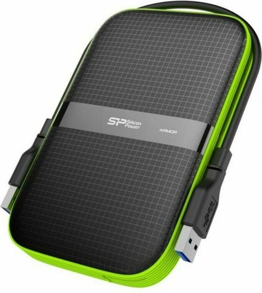 Silicon Power Armor A60 4tb Usb 3.0 2.5 Externe Festplatte Schwarz Schwarz One Size