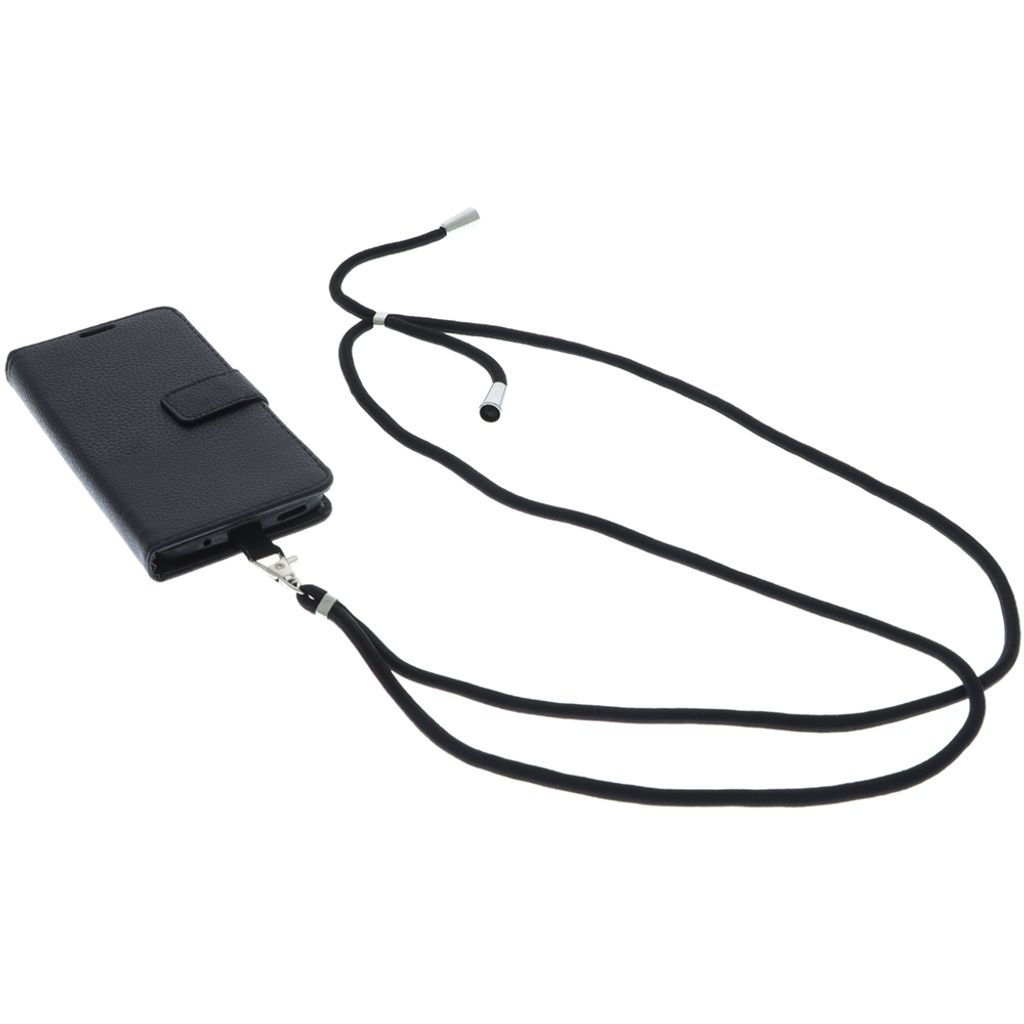 foto-kontor Umhängetasche kompatibel mit Doro 8050 / 8050 PLUS Tasche Book Style Schutz Tasche Handykette Band Hülle Umhängetasche Handyband sch...