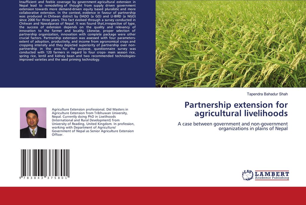 Partnership extension for agricultural livelihoods
