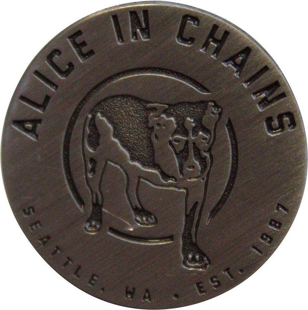 Alice In Chains - Abzeichen "Three Legged Dog" - Messing Produktbild 