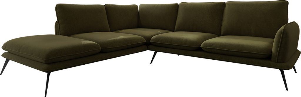 MIRJAN24 Ecksofa Portimao, Polsterecke Sofa, Stilvoll Couchgarnitur, Loft L-Form (Farbe: Zetta 297, Seite: Rechts 2R-OT)
