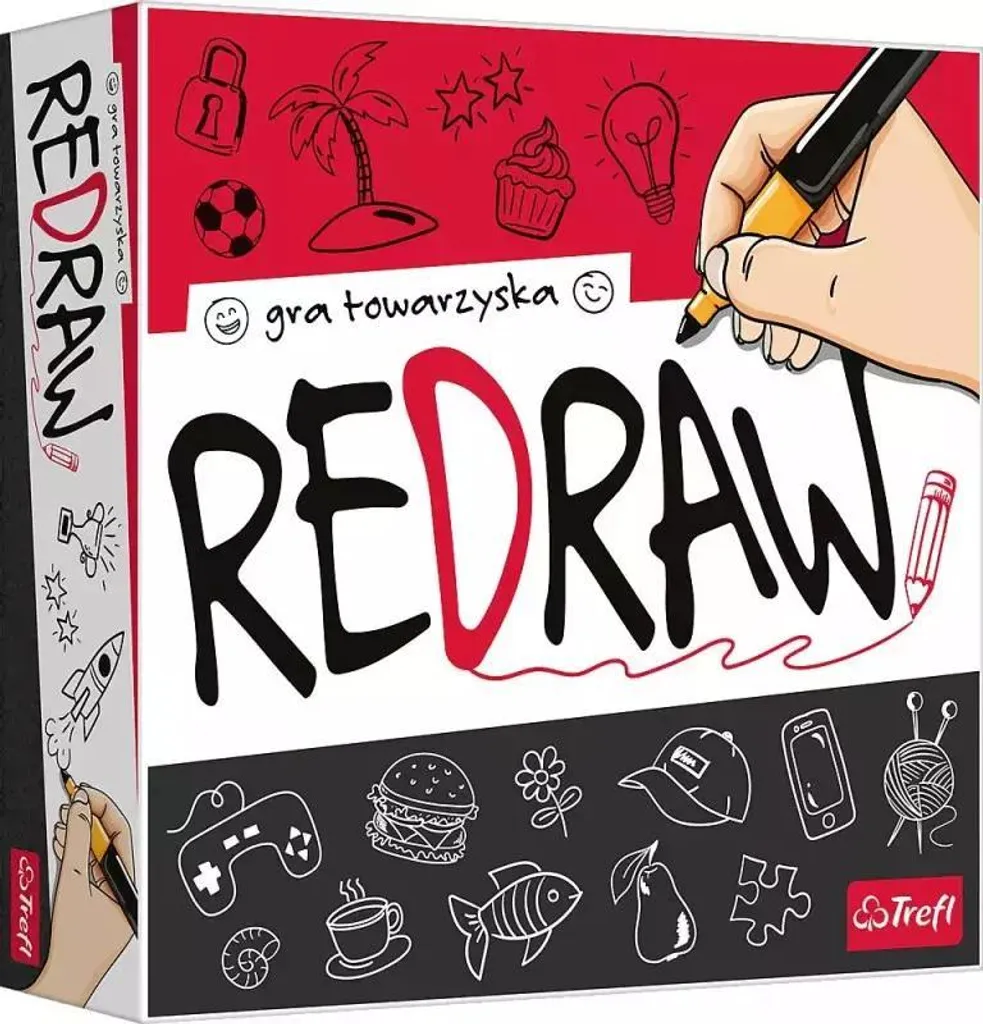 Jeu de cartes TREFL Redraw Family Social Card Game pour 10 ans et plus