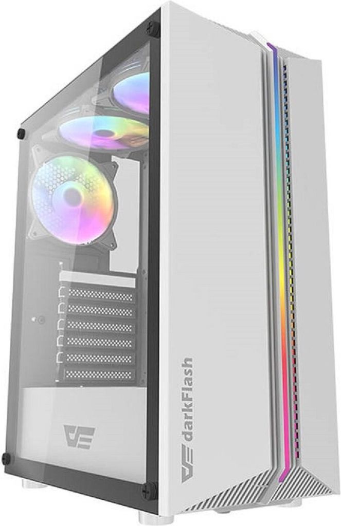 darkFlash DK151 počítačová skriňa Midi Tower White Obrázok produktu 