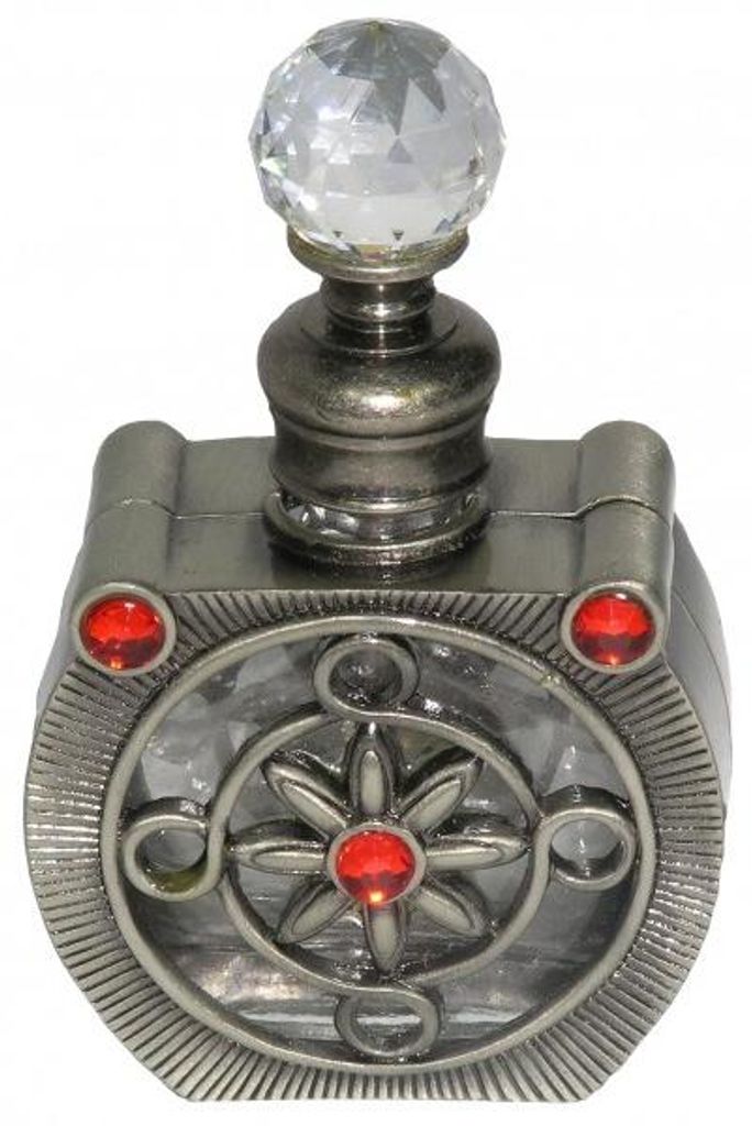 1 Flakon leer 12 ml Rom matt Zinndekor