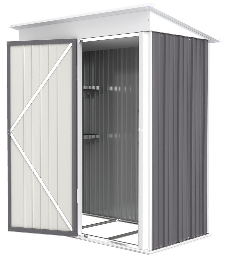 Outsunny metalen tuinhuis, 1,36 m², 161 x 95 x 181 cm, Productafbeelding 