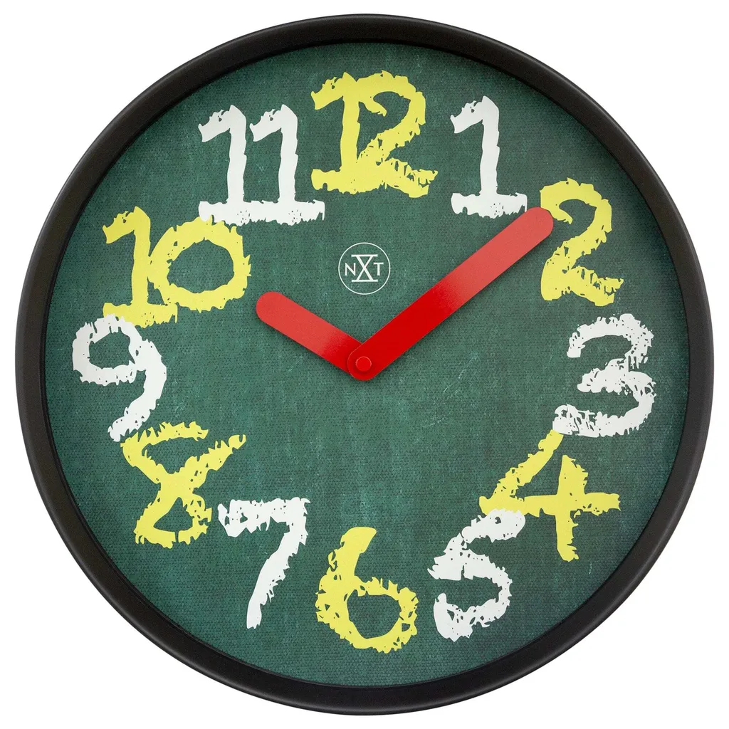 Horloge Murale Silencieuse 30cm Noire idéale pour Bureau et Salon