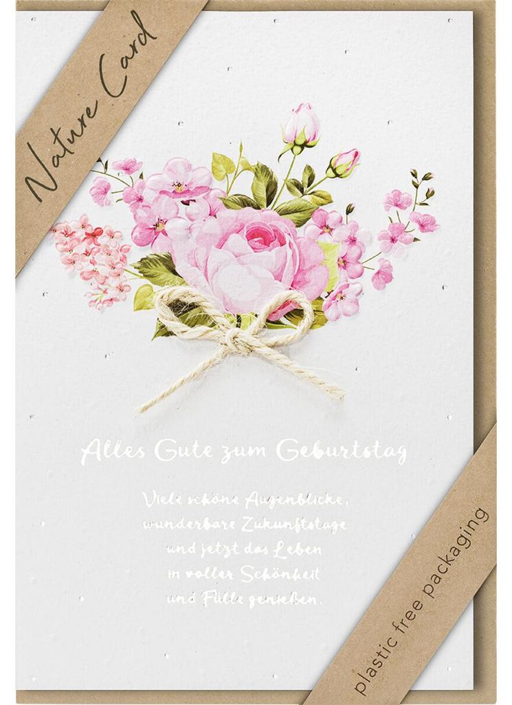 bsb 693026-2 Geburtstagskarte - Natur Card, inkl. Umschlag Produktbild 