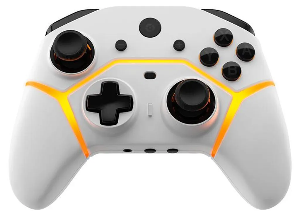 Manette sans fil SC-3 Wireless Pro Controller blanche pour Switch NSW - 4