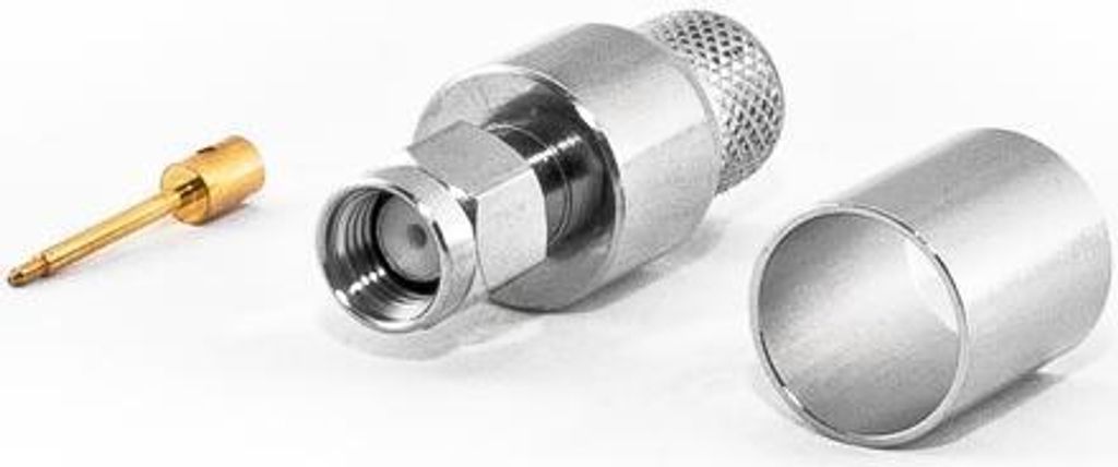 SMA-Stecker Crimp-Version für HDF400 Koaxialkabel