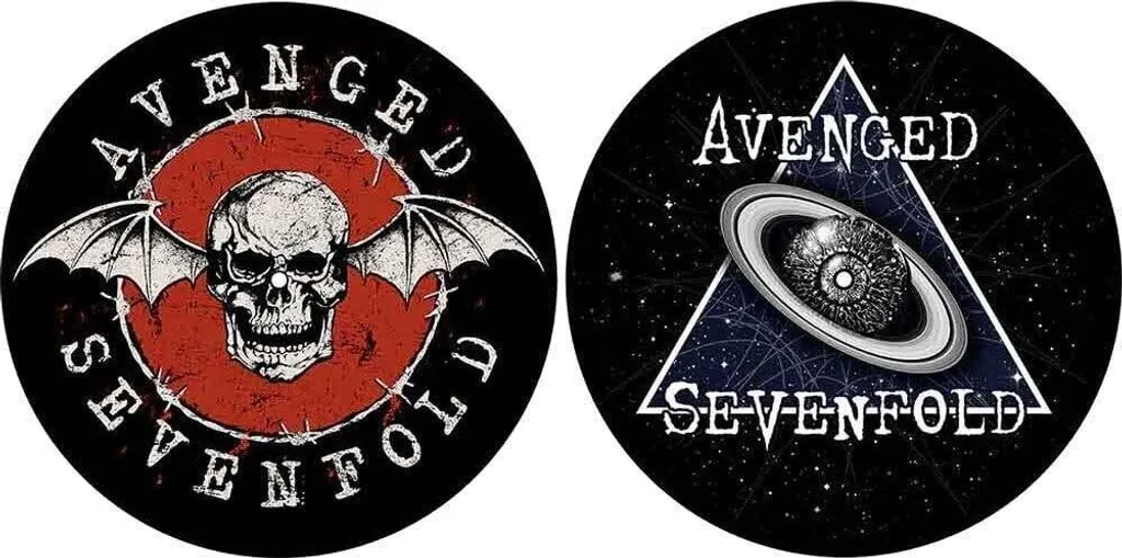 Slipmat Vinyle Avenged Sevenfold Skull Space - Tapis de Protection DJ