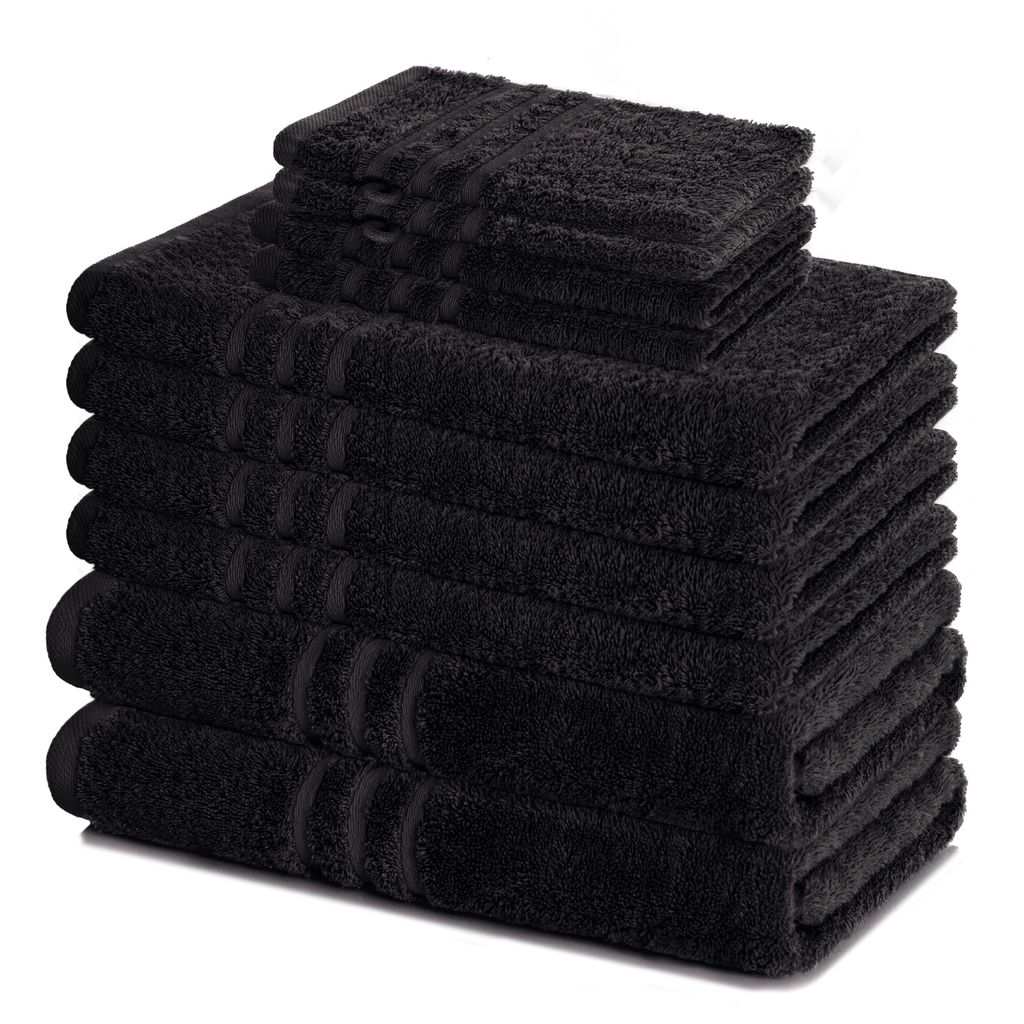 Lavea® Elena 10-teiliges Handtuch Set - 100% Baumwolle, 4x Produktbild 