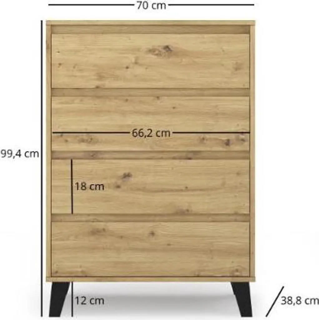 Optimisez vos petits espaces avec la commode 70 Borg compacte et chic