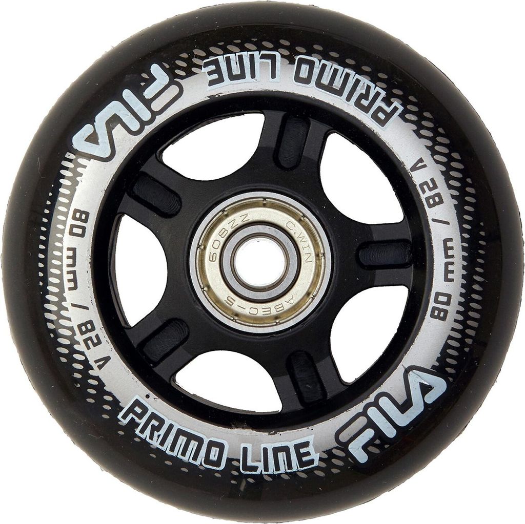 Zestaw 8 kół FILA 80mm 82A + łożyska + tuleja dystansowa Zdjęcie produktu 