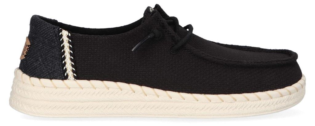 HEYDUDE Wendy Espadrille Woven Damen Halbschuhe Black Größe 42