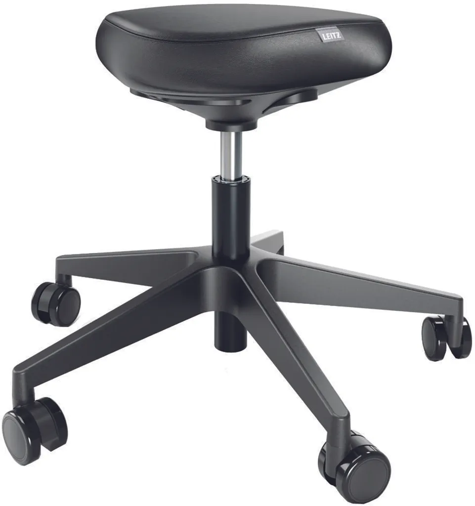 Siège assis-debout ergonomique Leitz Ergo noir pour bureau actif