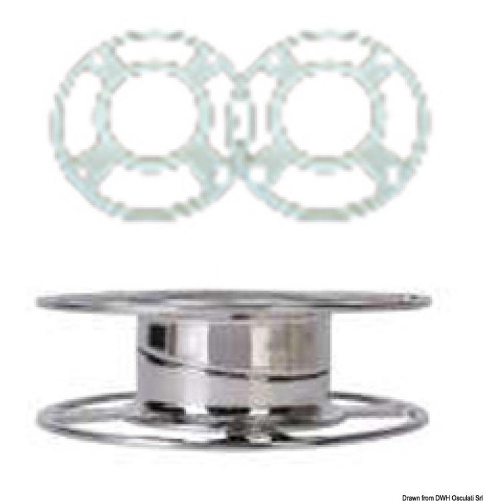 Neigbarer Edelstahlstütze für GLOMEX TV Antennen - Osculati 29.923.95