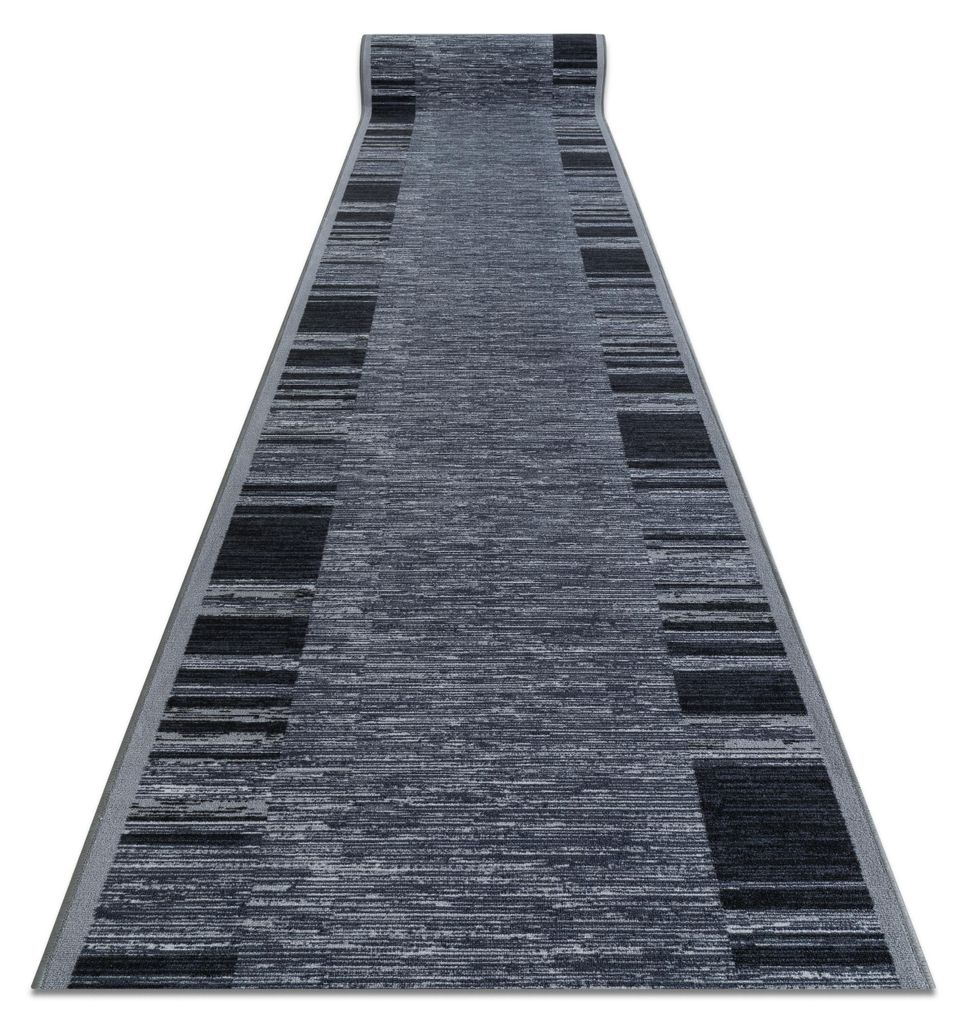 Alfombra de pasillo con refuerzo de goma  ADAGIO  gris Imagen del producto 